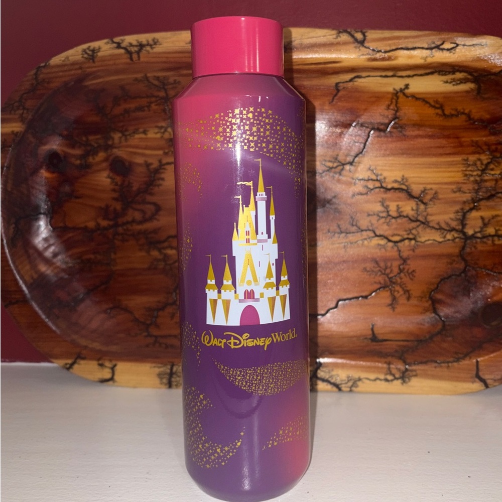 Starbucks Disney Sleeping Beauty Castle Tumbler 2023 Purple Gold Stainless Steel